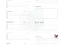 design a professional daily, weekly, and monthly planner
